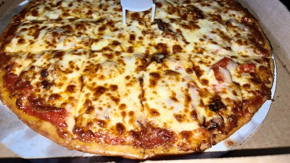 Pepperoni and Onion Pizza